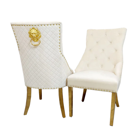 Luxury Marble Dining Set with 6 Velvet Chairs