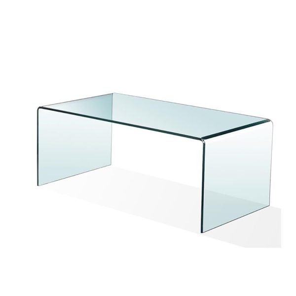 Glass coffee table