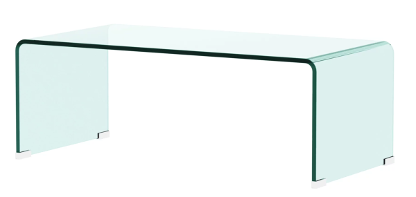 Glass coffee table